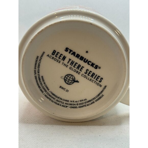 Starbucks Been There Series Utah Mug 14 Fl Oz Red Interior Ceramic Coffee Cup - Picture 3 of 6